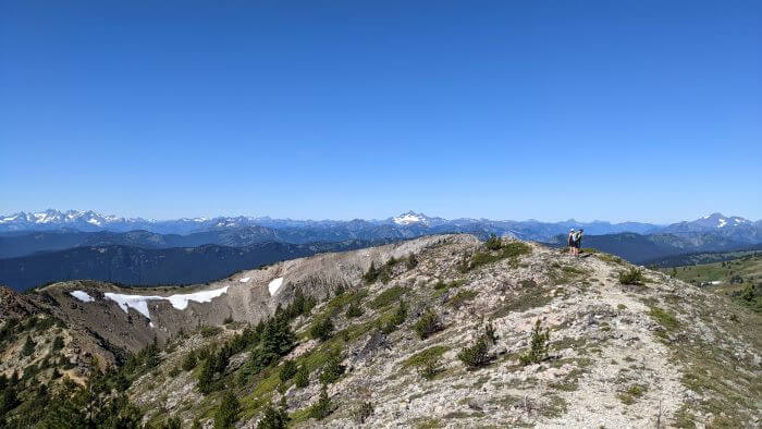 The summit of Three Brothers Mountain